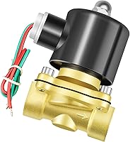 Vista 12 de TAILONZ PNEUMATIC Válvula electromagnética eléctrica de latón de 1 pulgada NPT DC12V 2W-250-25 agua normalmente cerrada, aire, diesel