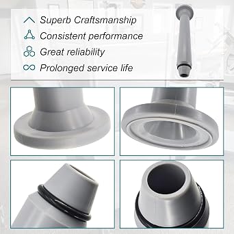 Overflow Tube with O-Ring Compatible with Hobart Dishwasher AM14, C44A, C54A, UW50. Replaces 00-119099-00002,0011909900002