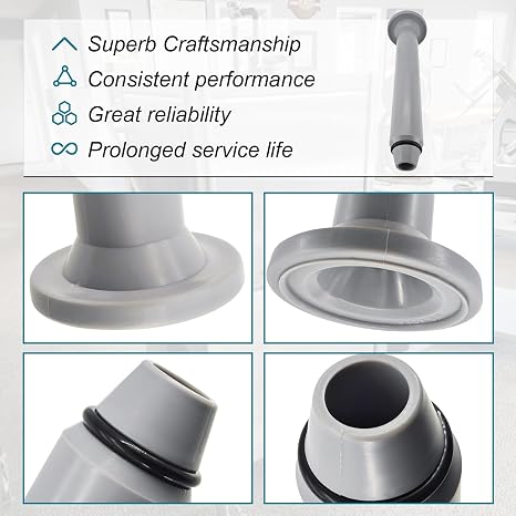 Overflow Tube with O-Ring Compatible with Hobart Dishwasher AM14, C44A, C54A, UW50. Replaces 00-119099-00002，0011909900002
