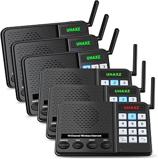 Intercoms Wireless for Home, Long Range Wireless Intercom System