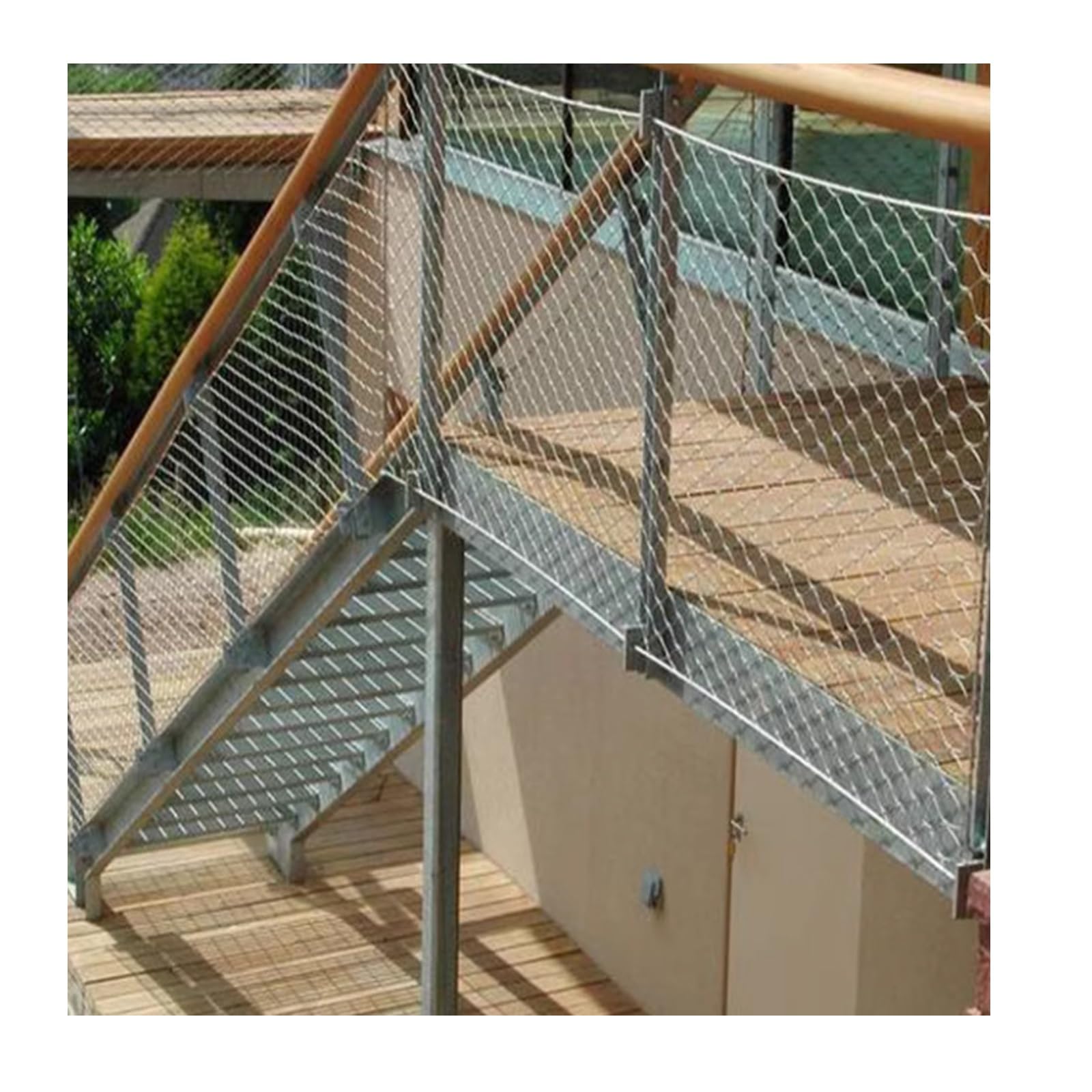 GJMSSMY Multifunctional Stainless Steel 304 Mesh Netting Flexible Chicken Wire for Garden Poultry Window Stairs Farm Use (30m x 1m / 98.4ft x 3.2ft)