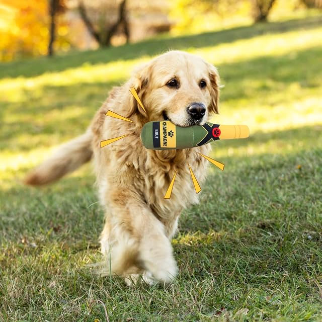 Foto 7 de 7 de Nizirioo Juguete para Perros chirriante, Juguete para Masticar, Juguete Peluche para Perros