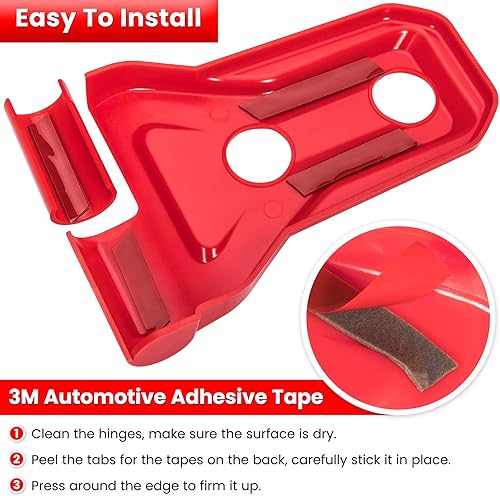 Vista 29 de Cubierta de bisagra de puerta, accesorios exteriores, decoración para Jeep Wrangler JL JLU Sport Sahara Freedom Rubicon Unlimited y Gladiator JT 2