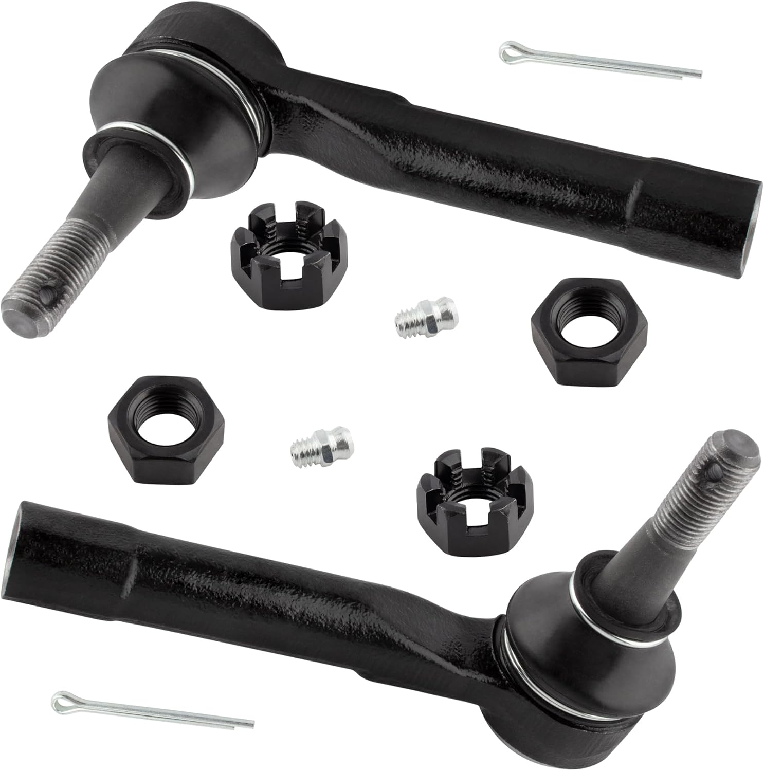 ES3488 ES3493 Front Inner & Outer Tie Rod Ends Suspension Kit for Chevrolet Avalanche 2002-2006 Silverado Sierra 1500 1999-2006 GMC Yukon XL Suburban 1500 2000-2006 Tahoe Yukon 2001-2006