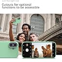 YATWIN Silicone Case for iPhone 17, Soft-Touch, Shockproof, DustProof, Antiskid Phone Cover for Apple iPhone 17 - Light Cyan gallery image