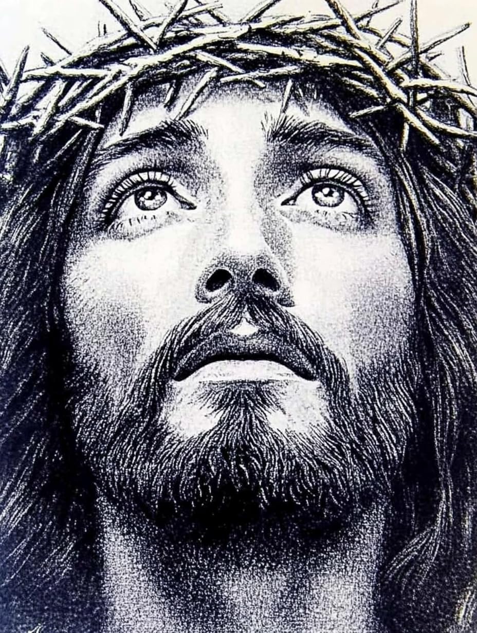Pigpigboss Multicolor Jesus Diamond Painting By Numbers, 5D Full Diamond Art Painting Kits, Religious Jesus Diamond Painting Dots Arts Crafts For Adult Beginner Holiday Blessing (11.8 X 15.7 Inches)