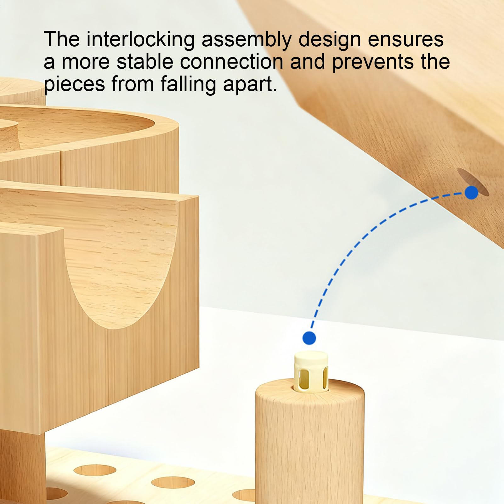 Pista delle biglie in legno, educativo | Puzzle con pista delle biglie e labirinto, giochi per aula, scuola domestica, asilo, compleanno, Natale