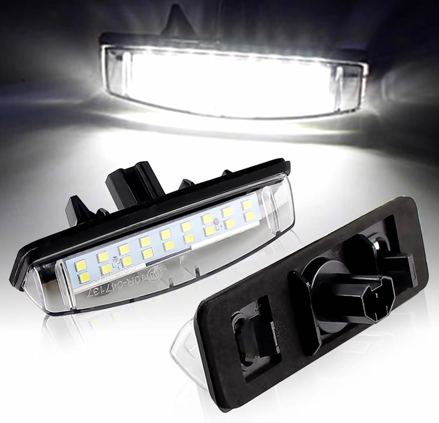 Yankok LED License Plate Lights Compatible with Toyota Camry Echo Prius Sienna Yaris Sedan and Lexus ES300/330 GS300/400/430 IS200/300 LS430 RX300/350/400