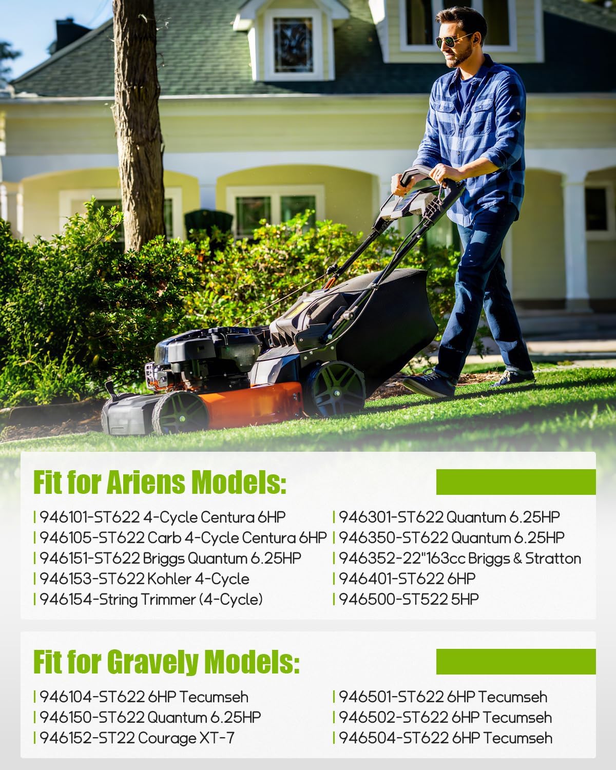 06944500 Trimmer Control Cable Fit for Ariens ST622 String Trimmer Models, Fit for Gravely ST622 ST22 Models, Lawn Mowers Throttle Control Cable