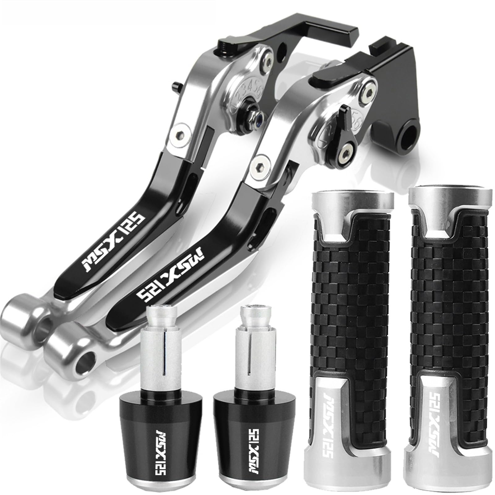 Leviers d'embrayage de frein réglables 22mm pour Honda GROM MSX125