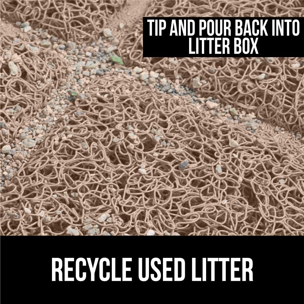 Gorilla Grip Cat Litter Mat and Magnetic Screen Door, Cat Mat Size 35x23 in Beige, Screen Door Size 38x82, Heavy Duty Mesh, Self Sealing Magnets, 2 Item Bundle