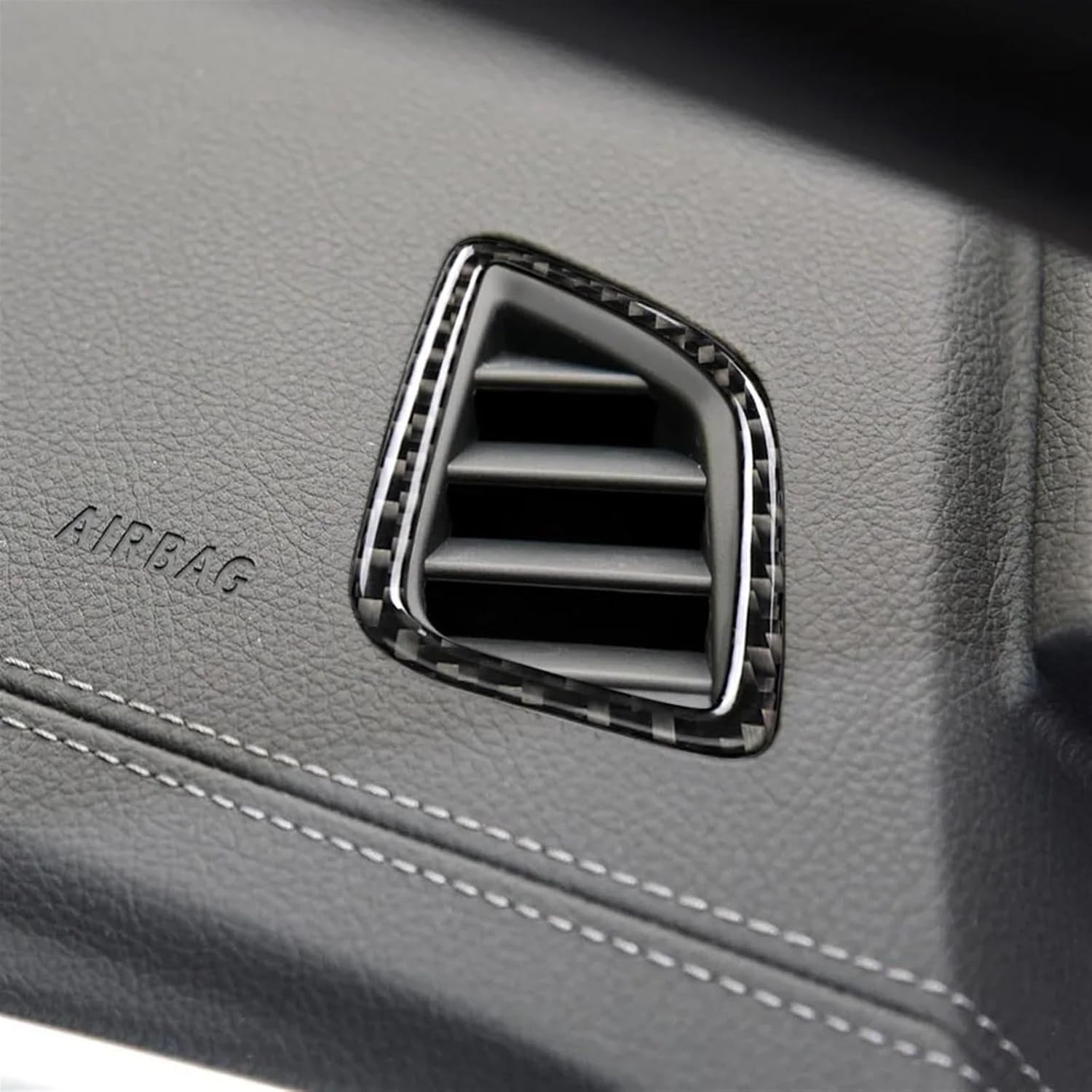for bmws 1/2 Series F20 F21 2012-2016 Carbon Fiber Car Air Outlet Decorative Frame Trim Sticker Refitting Interior Accessories(M Color)