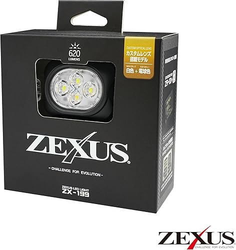 Miniatura 2 de Fuji Lighter, ZEXUS LED Light, ZX-199 Hybrid Model (Maximum 620 Lumens, Main LED Lighting Time Up to 46 Hours, WhiteBulb Color)