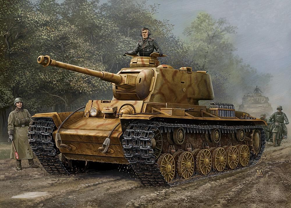 Hobby Boss Pz.Kpfw KV-1 756 (r) Vehicle Model Building Kit image 2