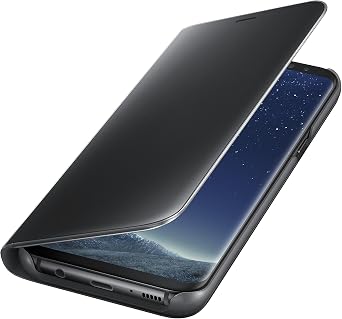 Samsung EF-ZG955CBEGUS S-View Flip Cover with Kickstand, Black , for Galaxy S8+ only