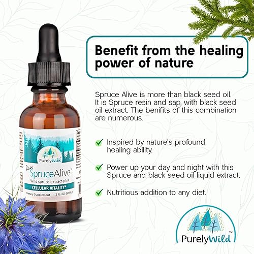 Miniatura 7 de PURELY WILD Aceite de orégano de fuentes mediterráneas  Fórmula de apoyo inmunológico original del Dr. Cass Ingram de orégano  Aceite orgánico de