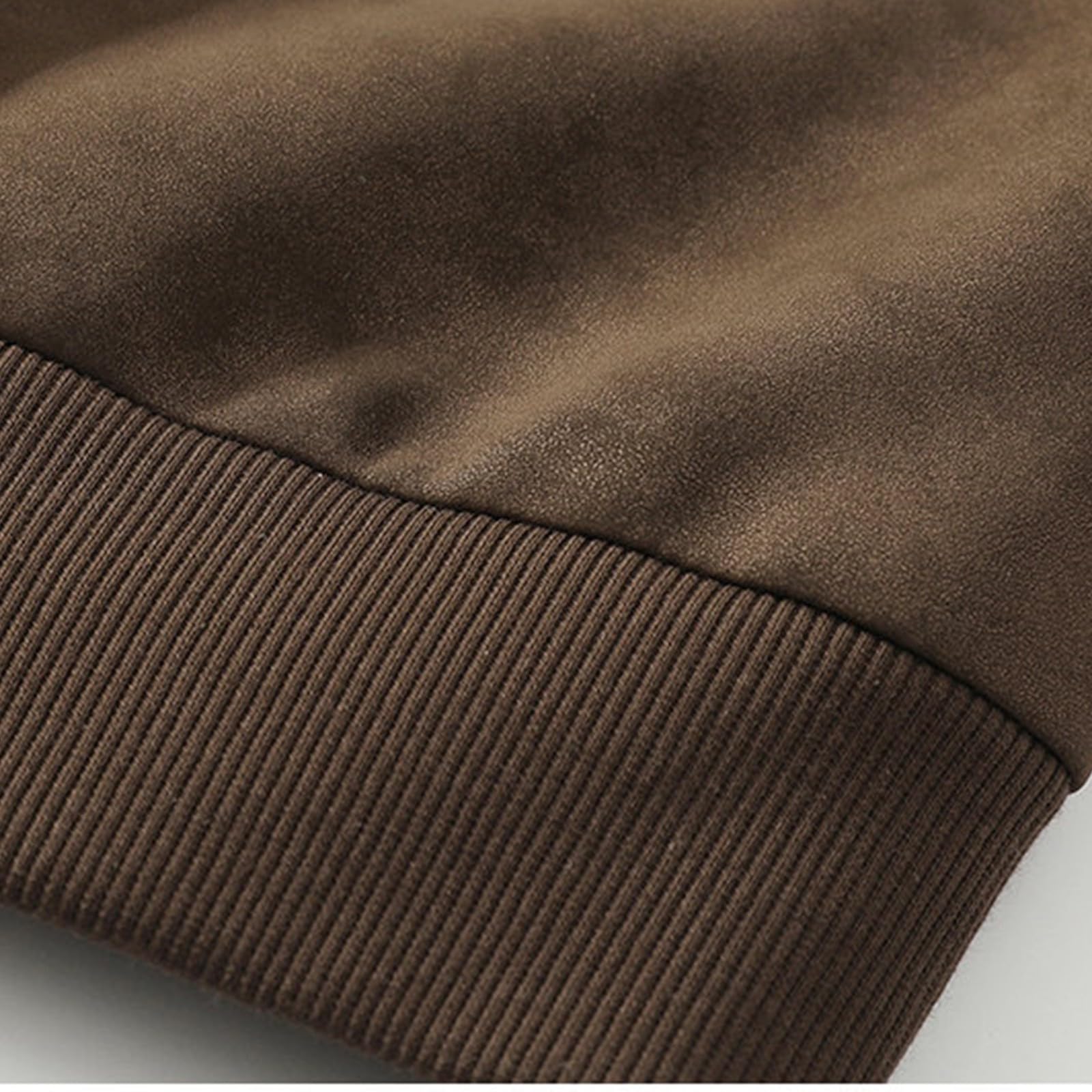 Generisch Strickjacke Weiß Damen Herren-Jacke mit Stehkragen und Reißverschluss, locker geschnitten, lässig-modischer Mantel