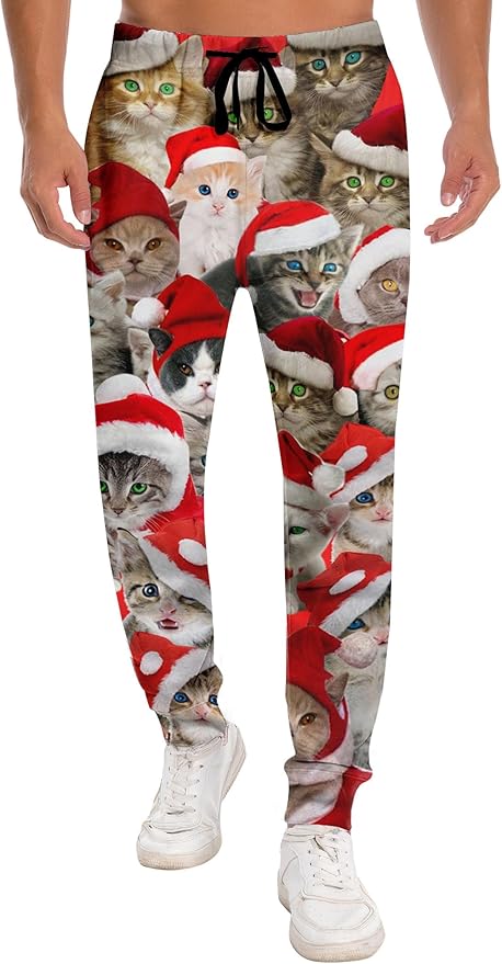 RAISEVERN Mens Sweatpants Joggers with Pockets Drawstring