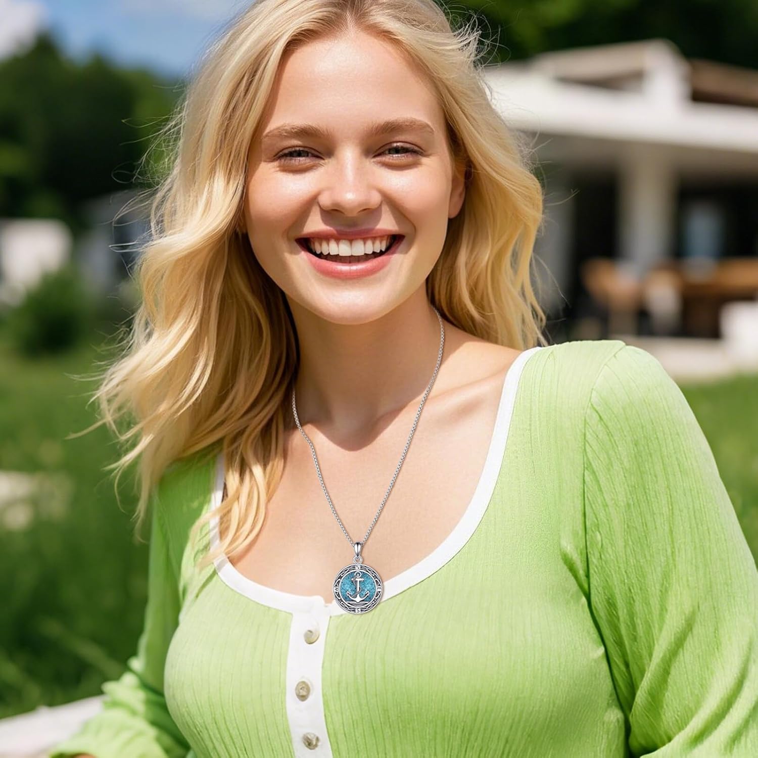 ONEFINITY Lighthouse Necklace for Women Sterling Silver Lighthouse Pendant Necklace Birthday Jewelry Gift for Women - Image 3