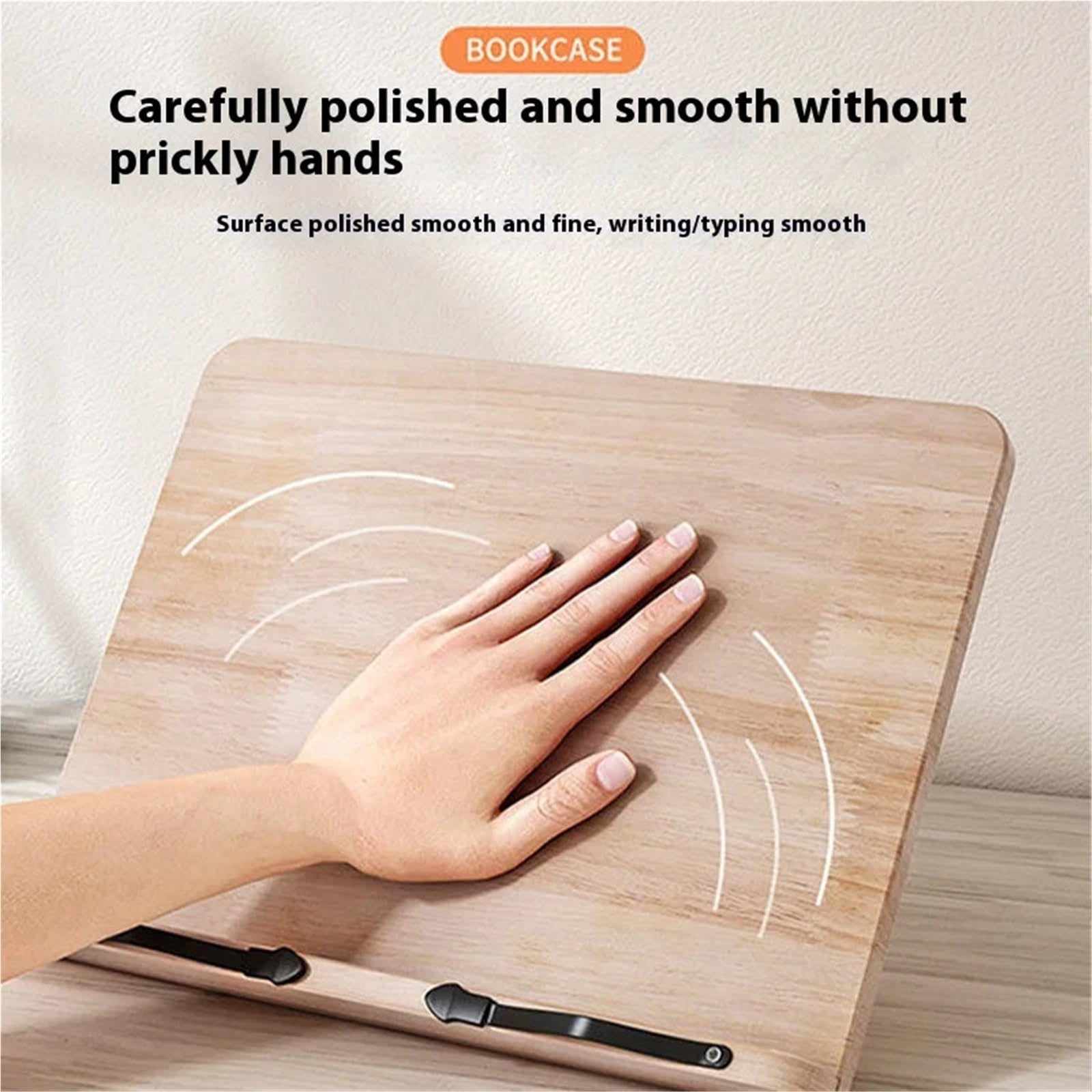 Solid Wood Reading Stand Students Adults Multi functional Adjustment Computer Book Holder para lectura(28x20cm)