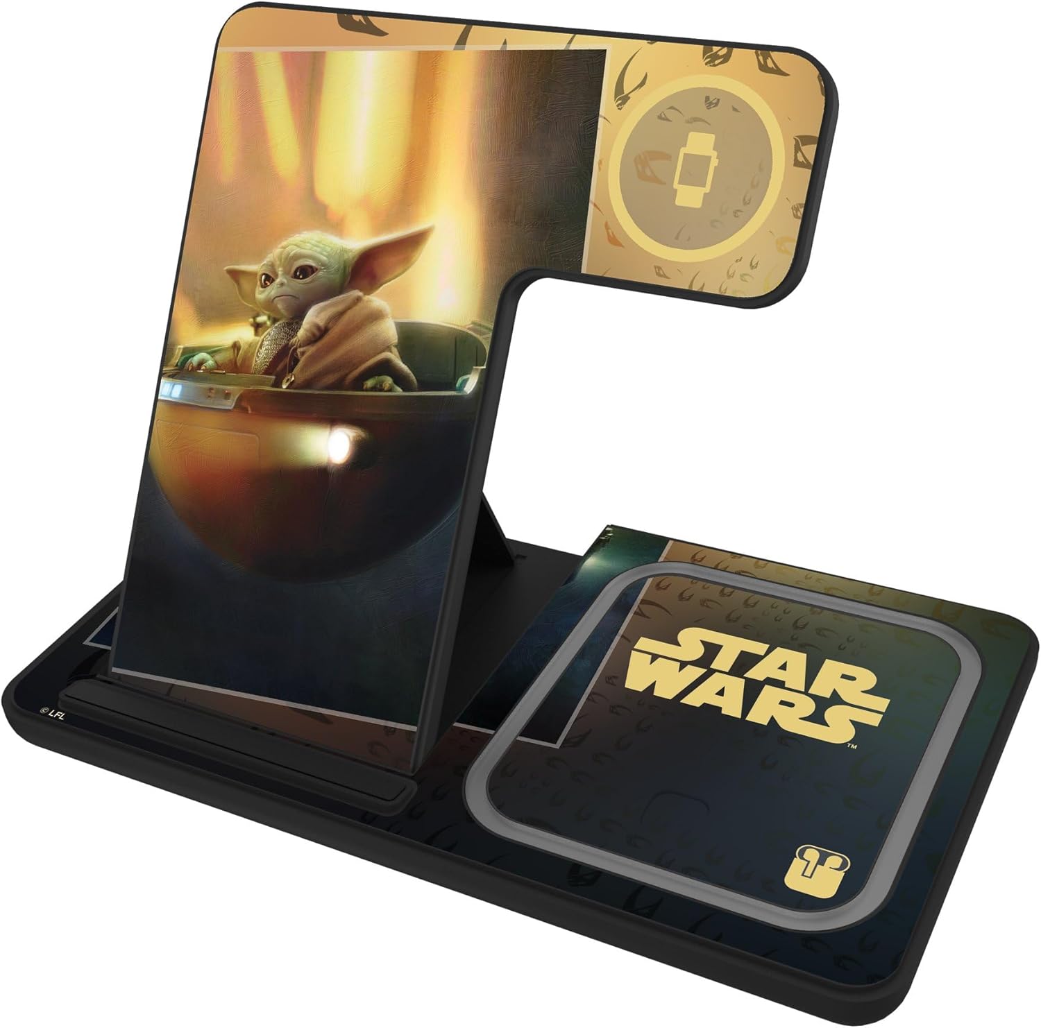 Star Wars: The Mandalorian Grogu Portrait 15-Watt 3 in 1 Charging Station