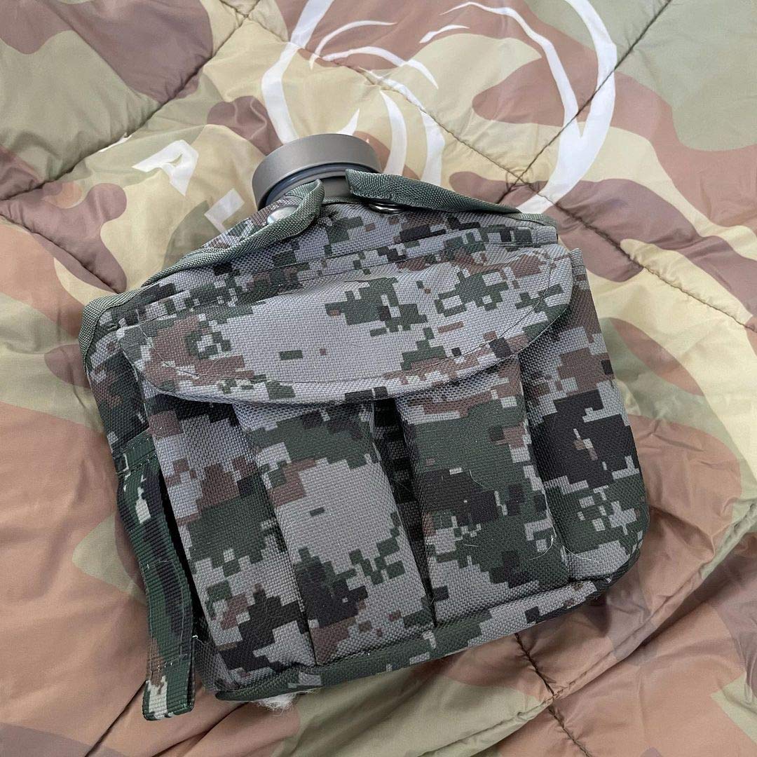 Valtcan Titanium Canteen Military Mess Kit 1100ml 37oz Capacity with 750ml and 400ml cookware Cups : Sports & Outdoors