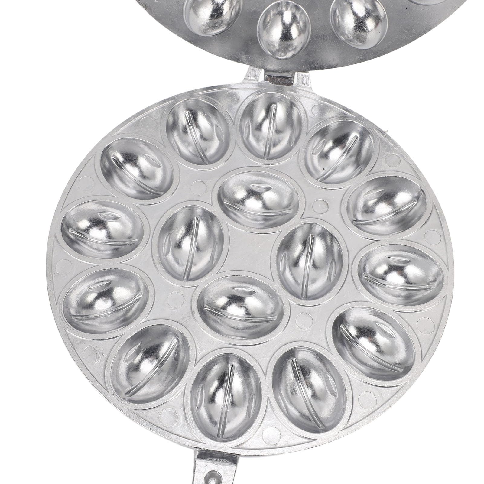 Molde para Galletas Ovalado Antiadherente de 16 Cavidades Molde de Aleación de Aluminio para Repostería Casera (Tipo 2)