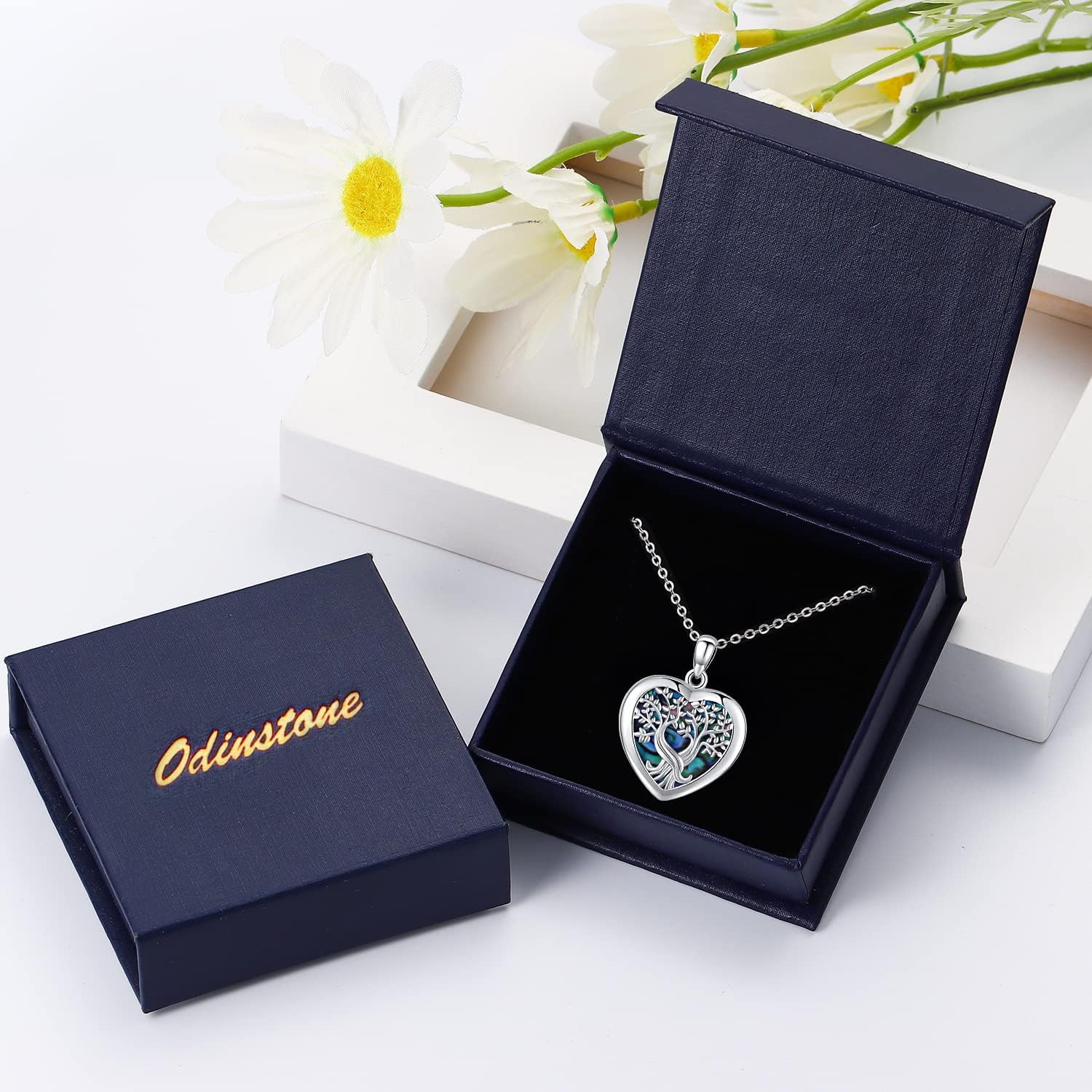 Odinstone Tree of Life Necklace, Sterling Silver Pendant for Women Family Tree Necklaces Jewelry for Mom/Wife/Grandma(With Fine Gift Box) - Image 7