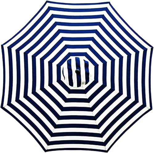 Vista 12 de Sombrilla de repuesto Sunnyglade de 9 pies para patio, toldo de mercado para exteriores con 8 varillas Rojo