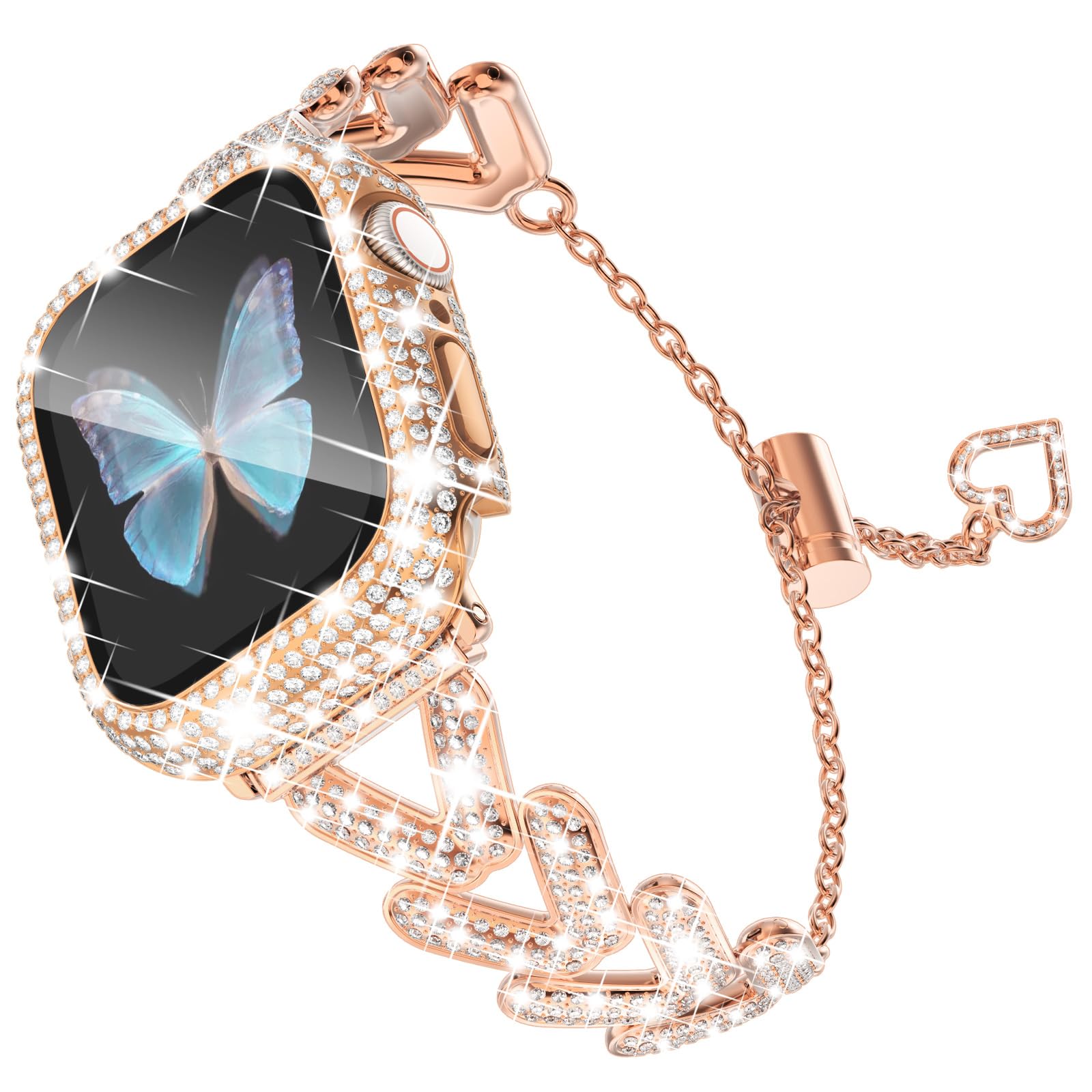 NEW Colorful Luxury Rhinestone Apple Watch Band Luxury 3 Strand Rhinestone Apple Watch Band – Quality Plus  main image 2