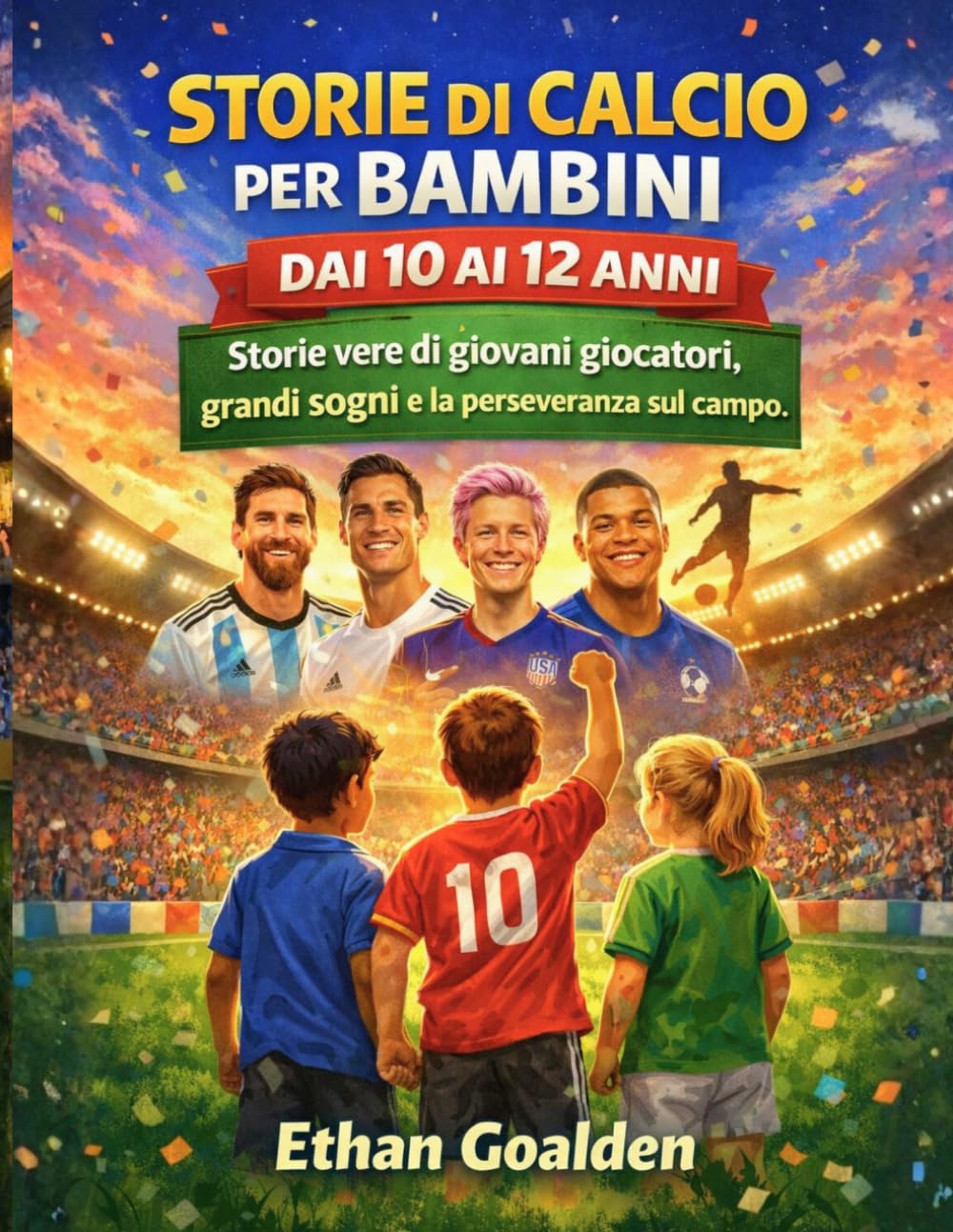 STORIE DI CALCIO PER BAMBINI DAI 10 AI 12 ANNI: Storie vere di giovani giocatori, grandi sogni e la perseveranza sul campo.