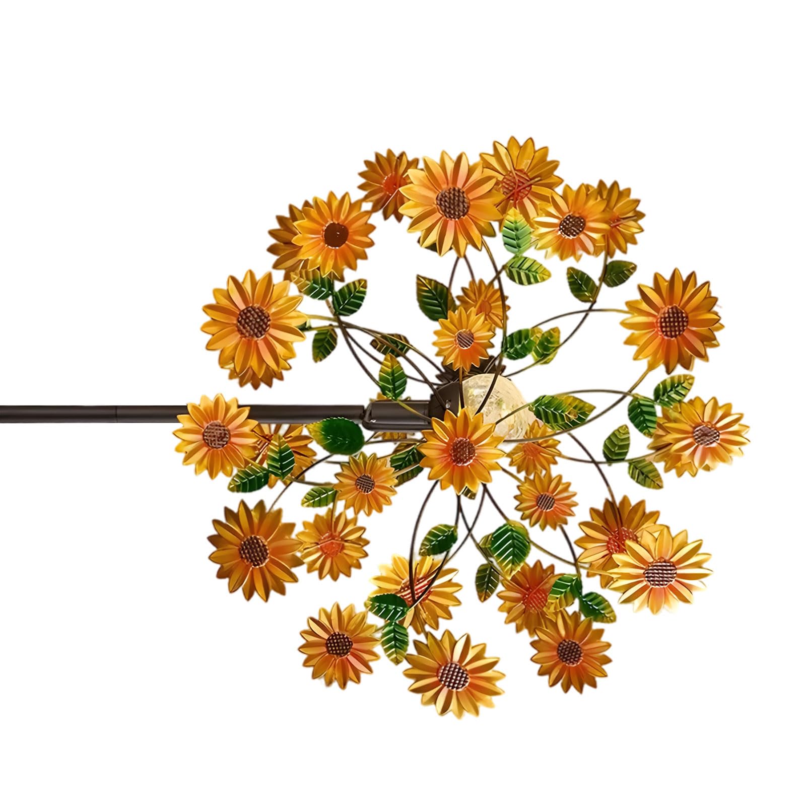 Evoking Metal Windmill for Backyard and Landscape Decoration Enduring Strength Vintage Fashion Wind Spinner