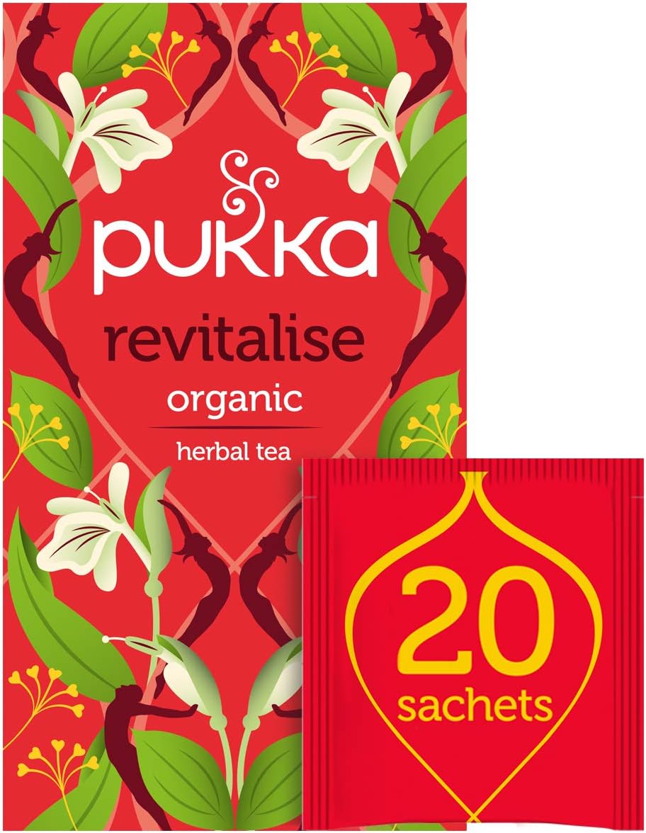 Pukka Revitalise Herbal Tea, 20 sachets