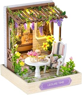 DIY Miniature House Kit with LED and Dust Cover image