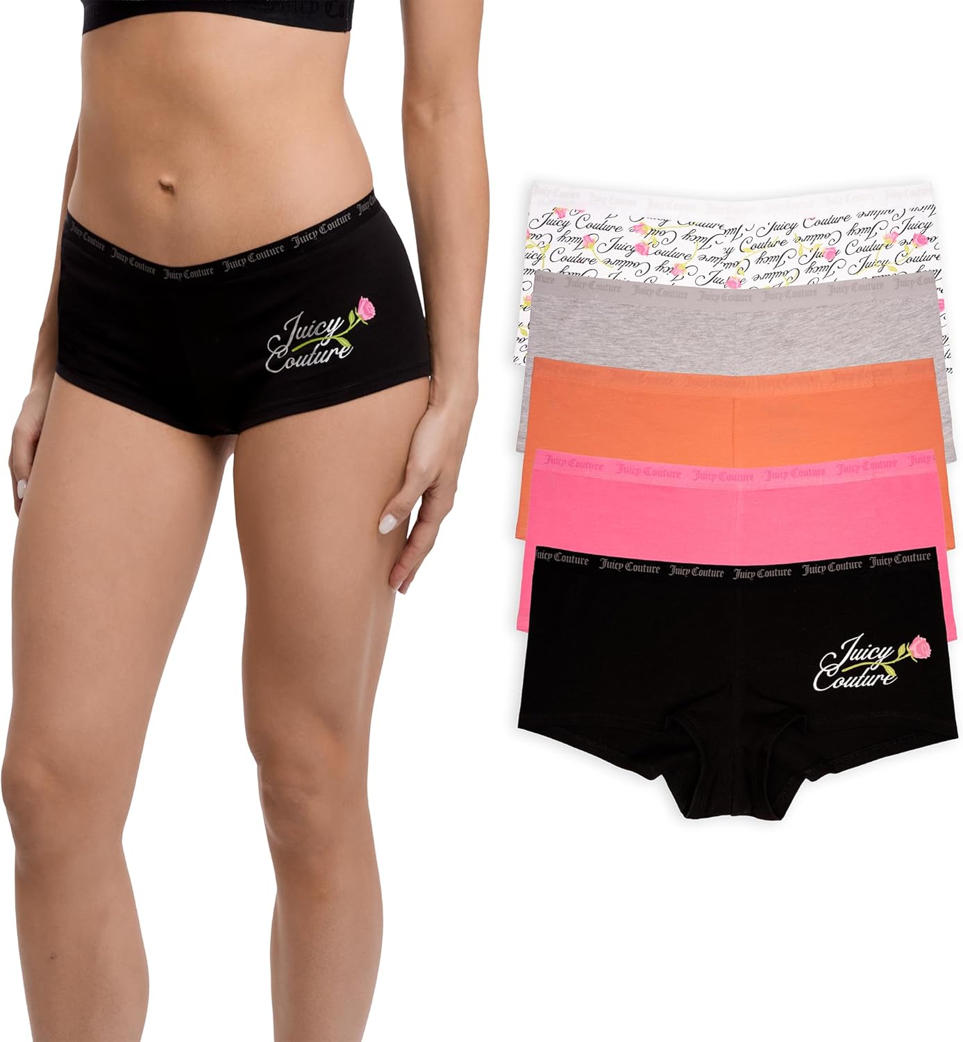 【新品タグ付き】Juicy Couture ビキニショーツMサイズ 5枚セット Juicy Couture 5-Pack Bikini Panties Underwear | eBay