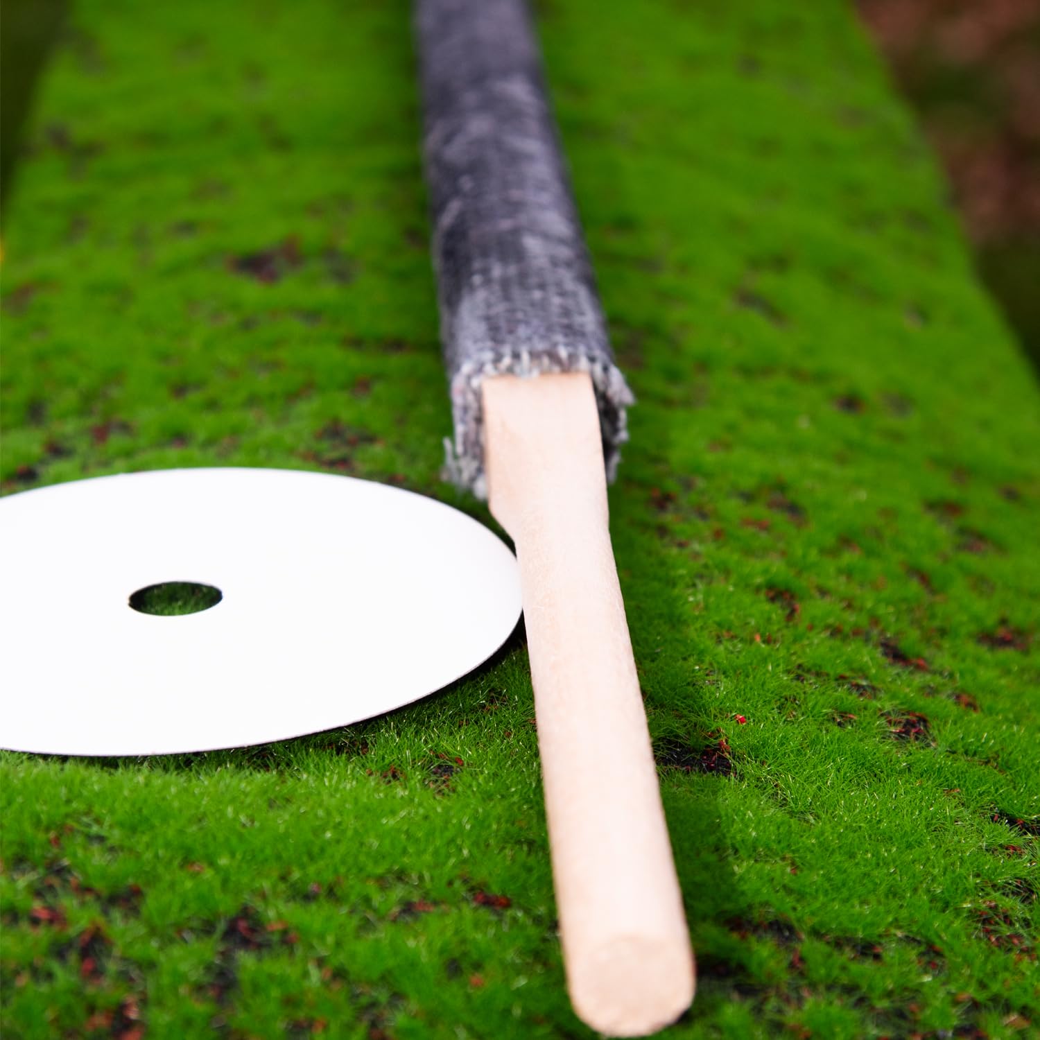 Wachsfackeln 60 cm lang Brennzeit 90 min Gartenfackeln mit Tropfschutz für die Hand Fackel Feuerfackel mit 12 cm langem Griff Fackelwanderung Outdoor Gartenparty Garten-Deko (50)