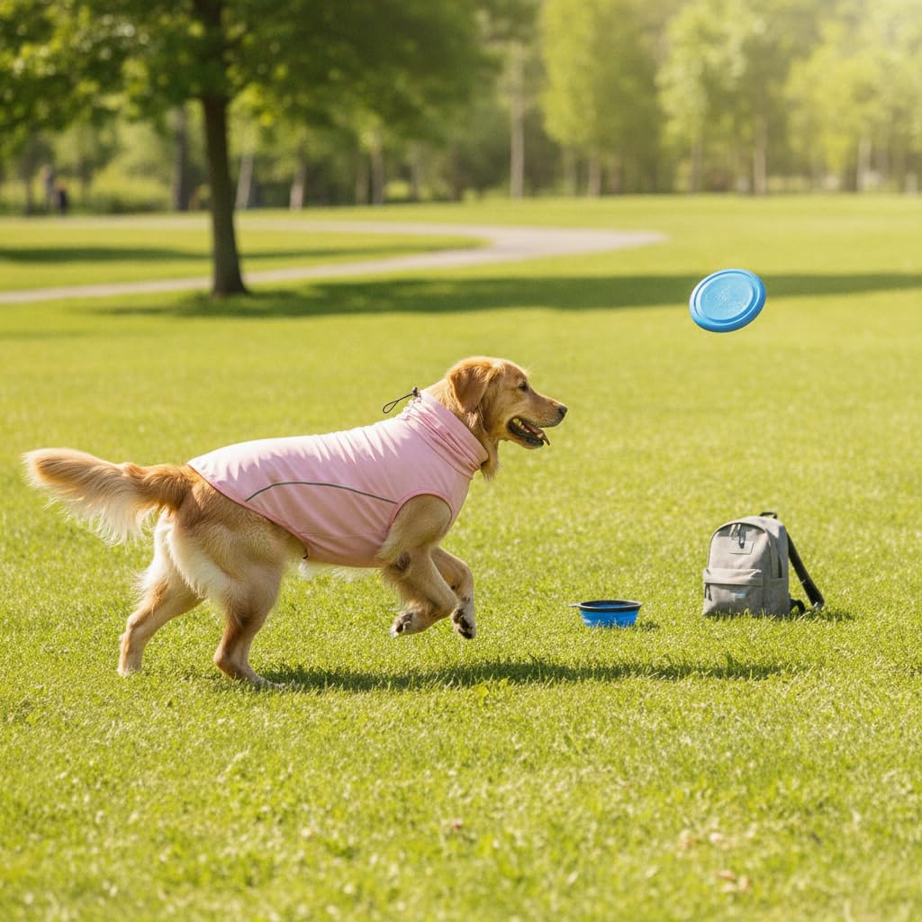 Gilet rafraîchissant pour Chien, Protection Solaire pour l'été, pour Le Confort