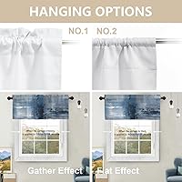 Vista 823 de Cenefas de cocina modernas con patrón de cobre marrón dorado para ventanas, cenefas opacas abstractas de marcas de arañazos y cortinas opacas