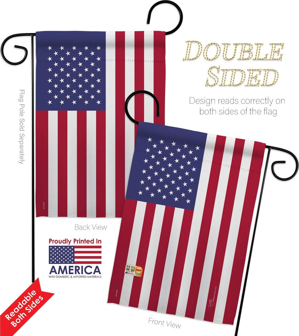 Nationality USA Garden House Flags Set Regional Nation International World Country Particular Area Small Decorative Gift Yard Banner Double-Sided Made In 28 X 40