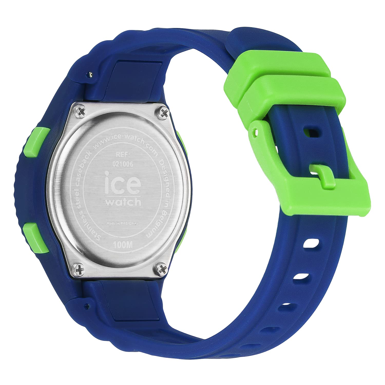 Ice-Watch - ICE digit Dino - Chłopięcy niebieski zegarek z plastikowym paskiem - 021006 (Extra small)