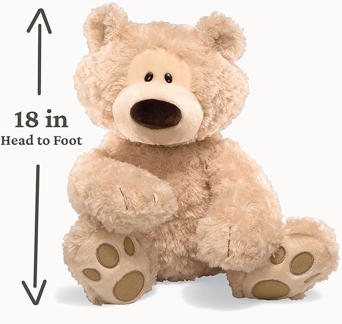 Osito de peluche clásico GUND Philbin, color beige, 18 pulgadas miniatura 3