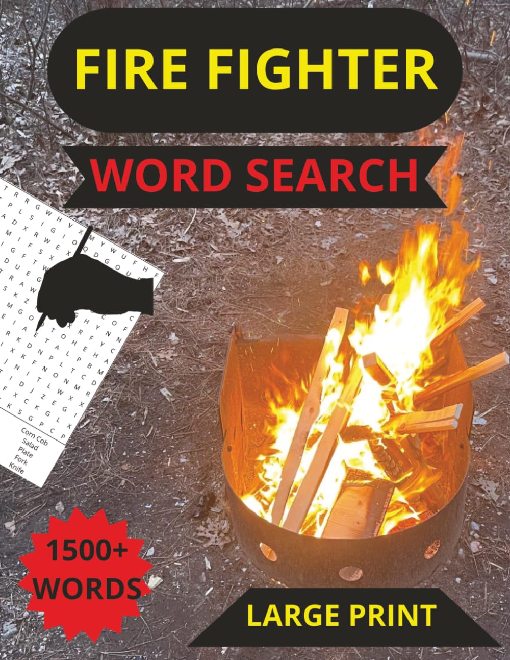 FIRE FIGHTER WORD SEARCH: LARGE PRINT