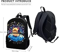 Vista 162 de American Flag Fire Galaxy Pattern Kids Backpack for Boys Girls Elementary Students Bookbag Middle School Bag Lightweight Children Travel Bag