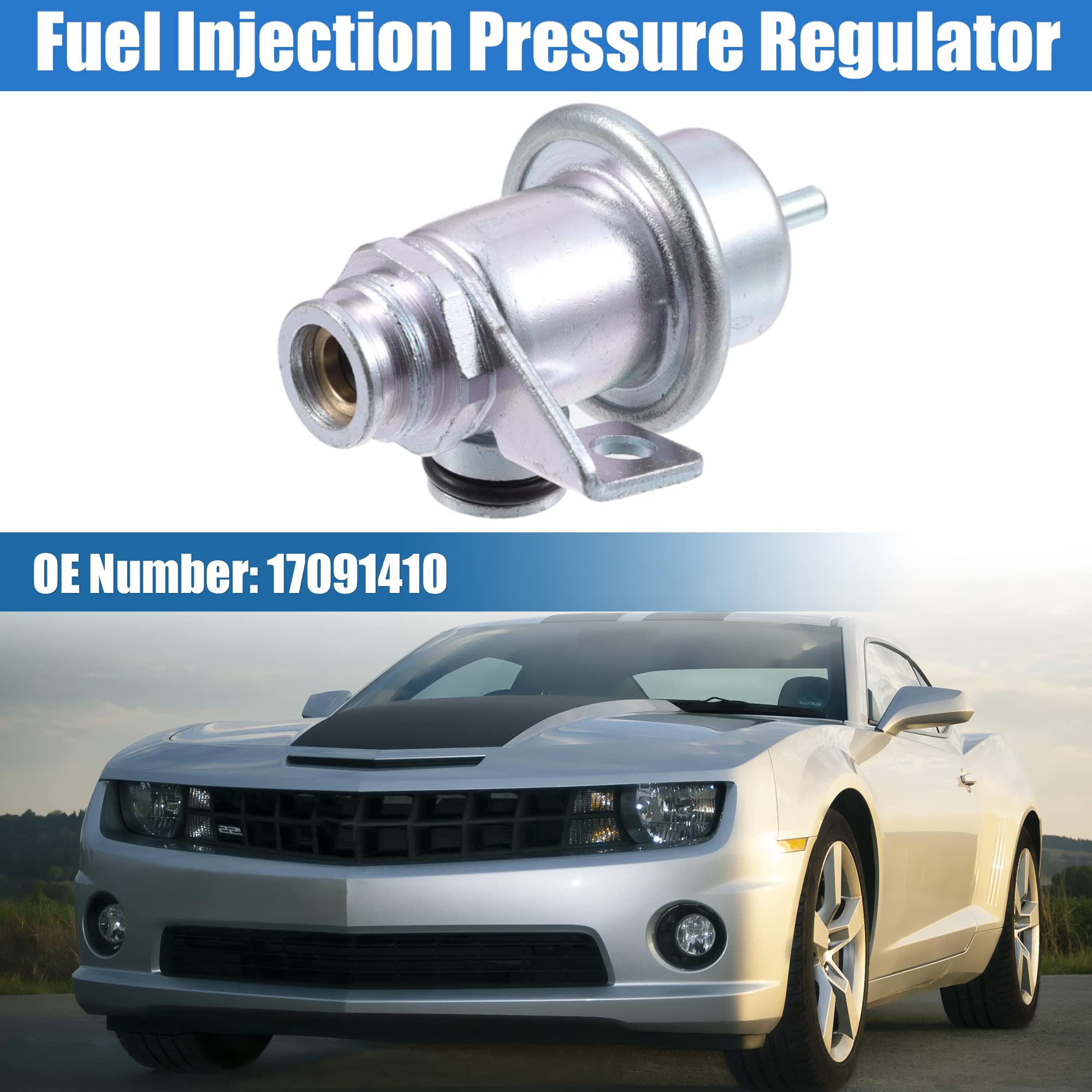 X AUTOHAUX Regulador De Presión De Combustible Para Buick Century 93-96 | 8Mm Agujero Montaje, 17091410, Para Cadillac Deville 91-95, Para Chevrolet Malibu 97-98, Para Pontiac Grand Am 92-99