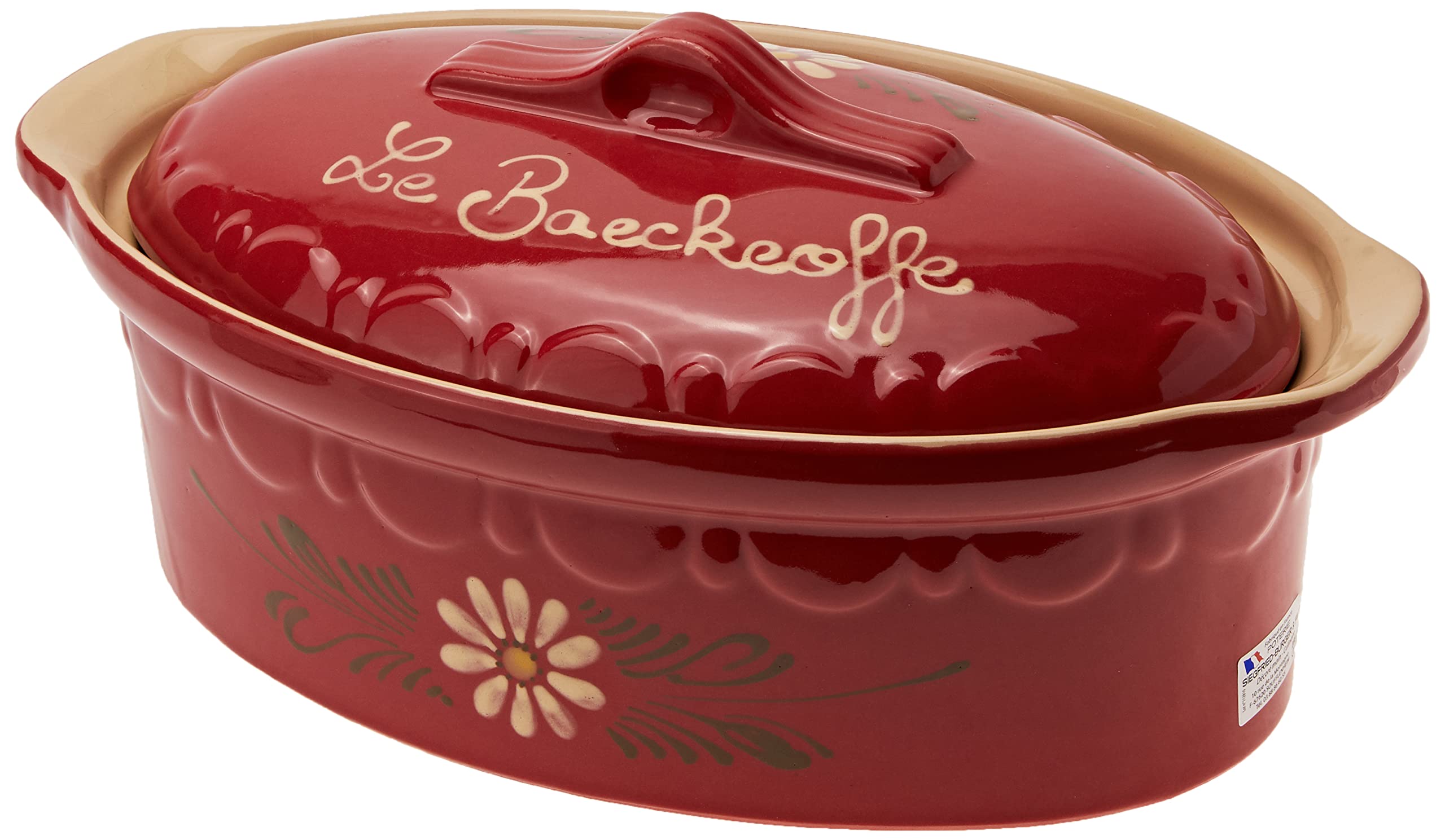 Terrine 37cm Rouge Baeckeoffe N°6