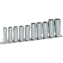 Hazet 880LG/10H Hexagon 3/8" 10Piece Socket Set