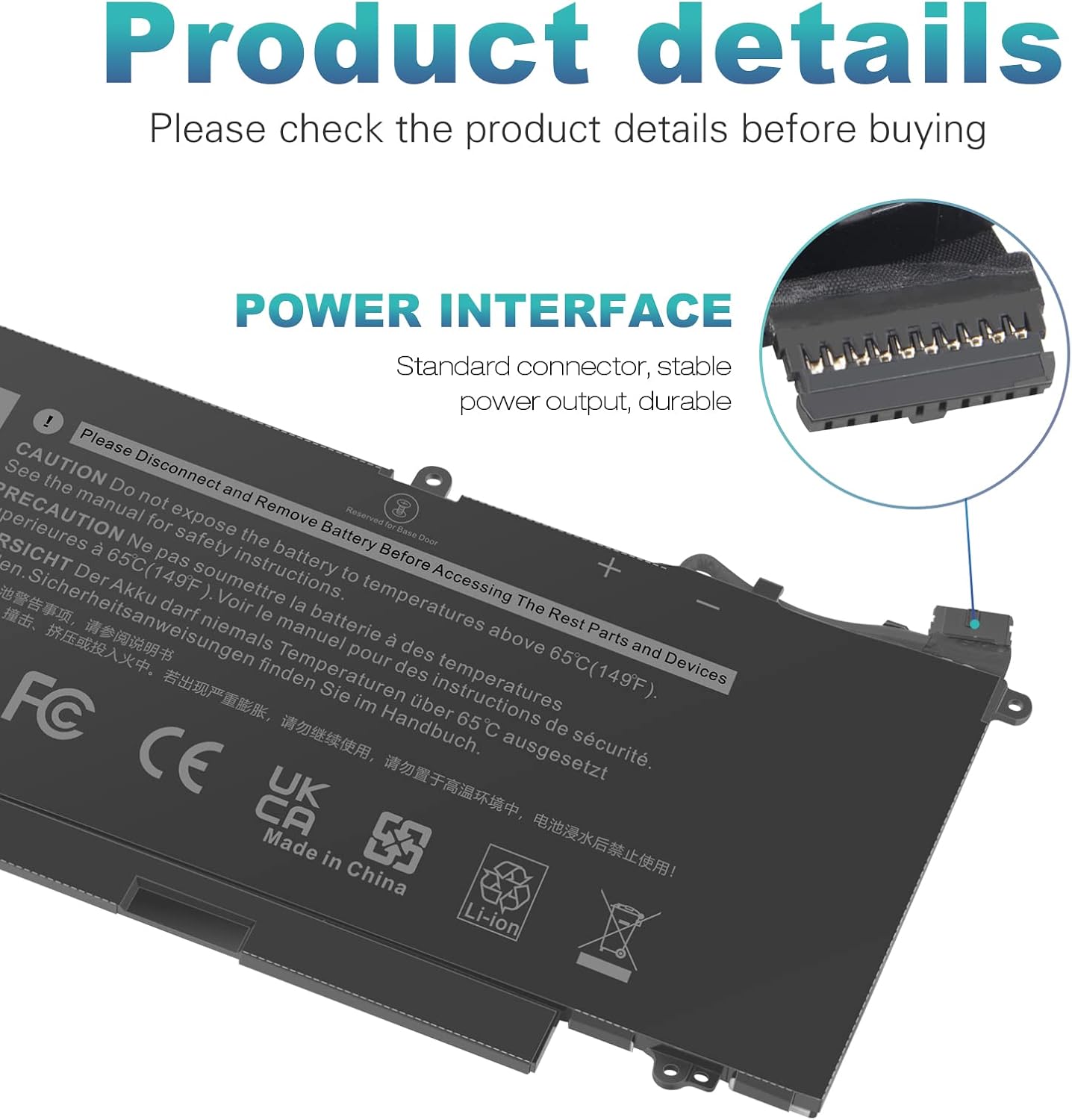 TREE.NB New K5XWW Laptop Battery for Dell Latitude 5289 7389 7390 2-in-1 Series Latitude 12 5000 E5289 L3180 Series P29S001 P29S002 725KY 71TG4 N18GG 6CYH6 J0PGR