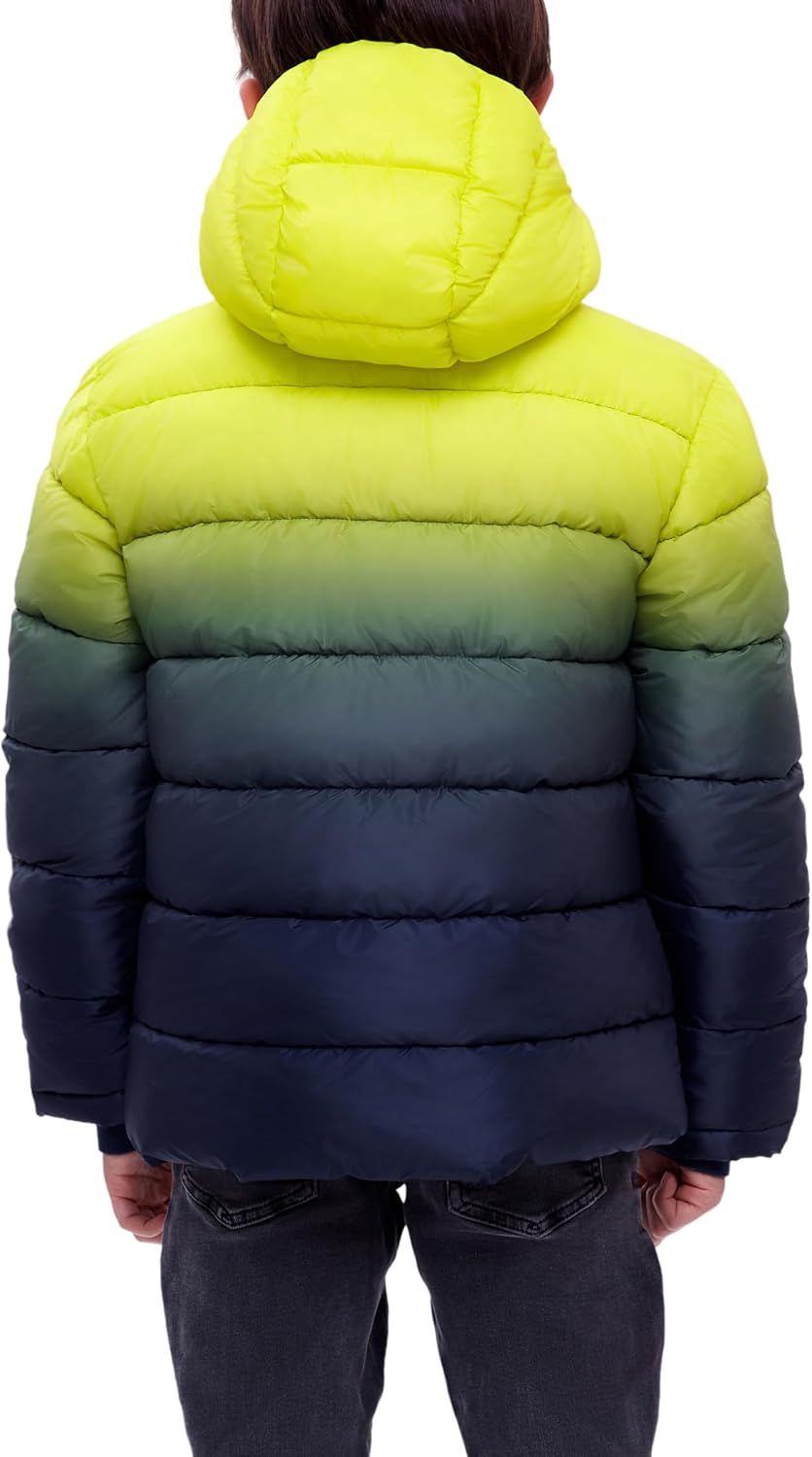 Rokka&Rolla Boys' Heavyweight Puffer Jacket Warm Fleece Lined Winter Coat