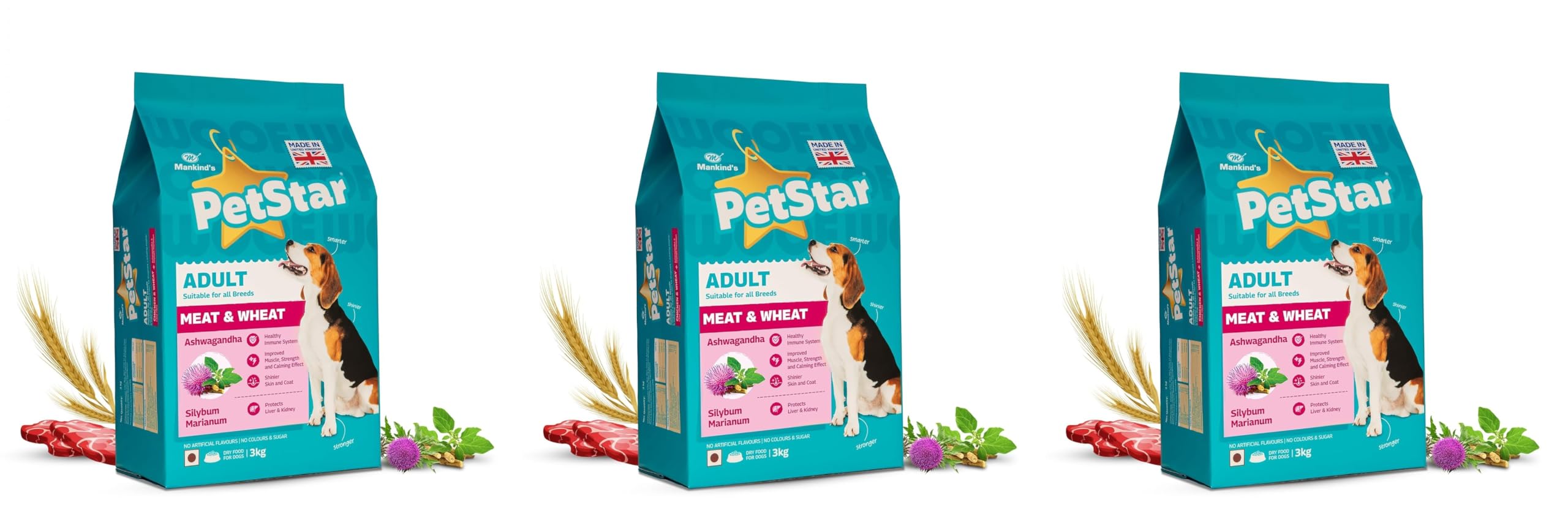 See full amazon price history chart for PetStar Adult Dry Dog Food for All Breeds 3Kg (Pack of 3) | Meat and Wheat Kibbles |Complete and Balanced Food for All Dog Breeds | for Healthy Bones & Muscles|Preservative Free |Total 9 Kg PetStar Adult Dry Dog Food for All Breeds 3Kg (Pack of 3) | Meat and Wheat Kibbles |Complete and Balanced Food for All Dog Breeds | for Healthy Bones & Muscles|Preservative Free |Total 9 Kg (B0DGY18W4L) Amazon Price History, Amazon Price Tracker