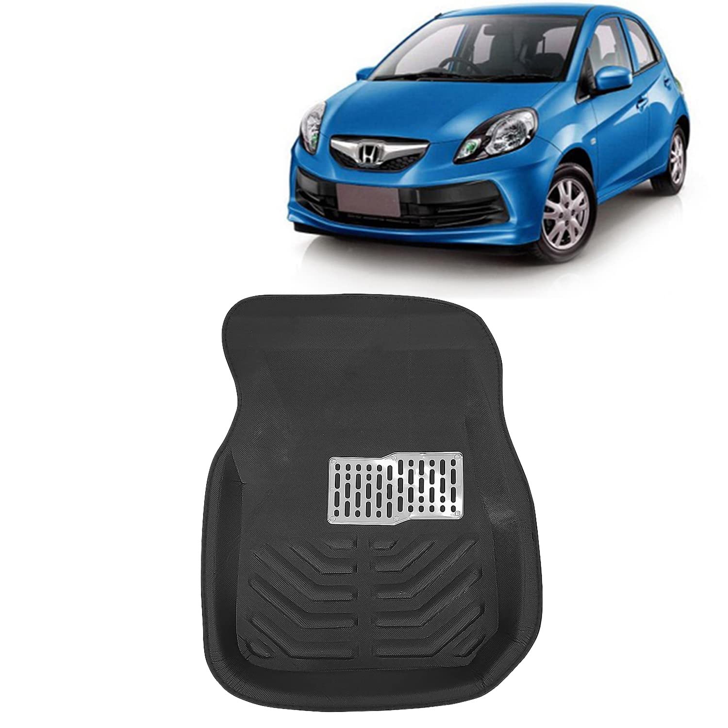Kingsway 3D / 4d car Floor mats for Honda brio (Model 2011 Onwards